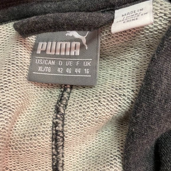 Puma Men's Gray Long Sleeve Side Zip Up Sweater Size XL (24A) - Picture 3 of 6